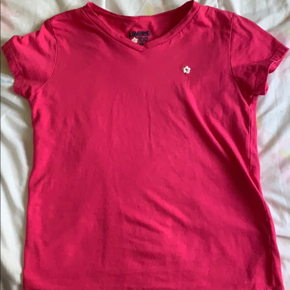Hot pink t-shirt